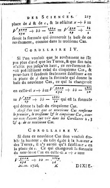 Histoire de l'Académie royale des sciences avec les Mémoires de mathematique & de physique, pour la même année, tires des registres de cette Académie.