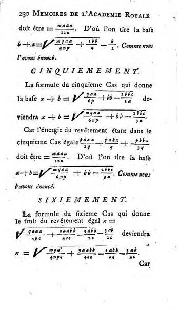 Histoire de l'Académie royale des sciences avec les Mémoires de mathematique & de physique, pour la même année, tires des registres de cette Académie.