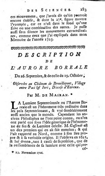 Histoire de l'Académie royale des sciences avec les Mémoires de mathematique & de physique, pour la même année, tires des registres de cette Académie.