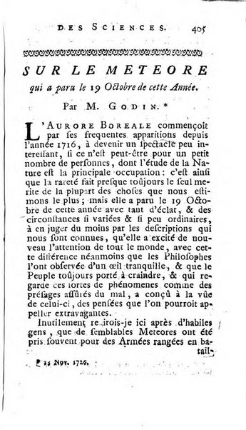 Histoire de l'Académie royale des sciences avec les Mémoires de mathematique & de physique, pour la même année, tires des registres de cette Académie.