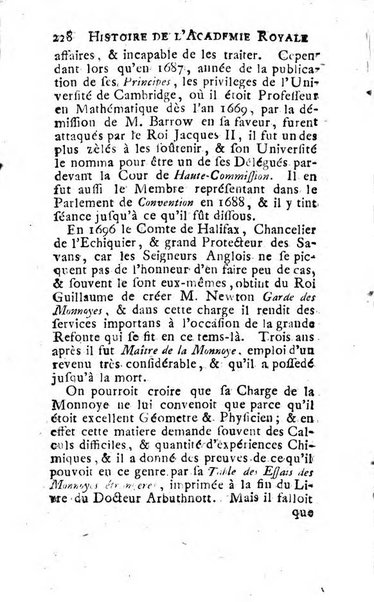 Histoire de l'Académie royale des sciences avec les Mémoires de mathematique & de physique, pour la même année, tires des registres de cette Académie.