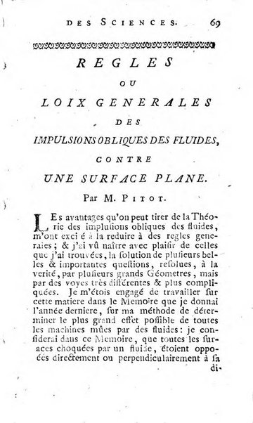 Histoire de l'Académie royale des sciences avec les Mémoires de mathematique & de physique, pour la même année, tires des registres de cette Académie.