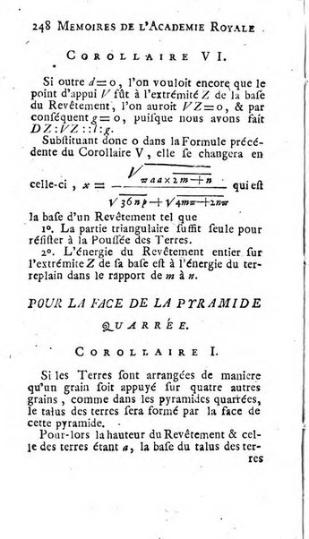 Histoire de l'Académie royale des sciences avec les Mémoires de mathematique & de physique, pour la même année, tires des registres de cette Académie.