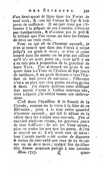 Histoire de l'Académie royale des sciences avec les Mémoires de mathematique & de physique, pour la même année, tires des registres de cette Académie.