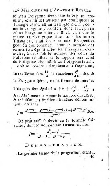 Histoire de l'Académie royale des sciences avec les Mémoires de mathematique & de physique, pour la même année, tires des registres de cette Académie.