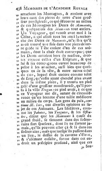 Histoire de l'Académie royale des sciences avec les Mémoires de mathematique & de physique, pour la même année, tires des registres de cette Académie.