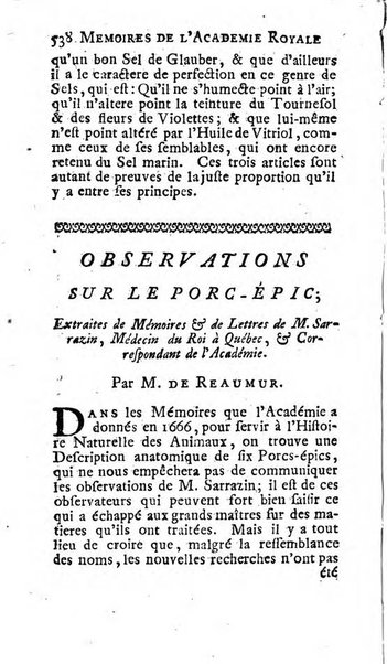 Histoire de l'Académie royale des sciences avec les Mémoires de mathematique & de physique, pour la même année, tires des registres de cette Académie.