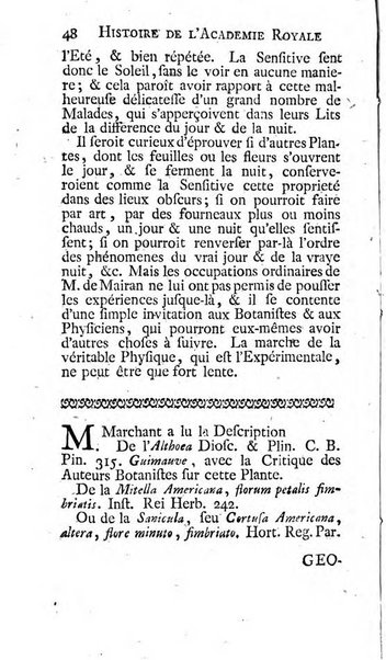 Histoire de l'Académie royale des sciences avec les Mémoires de mathematique & de physique, pour la même année, tires des registres de cette Académie.