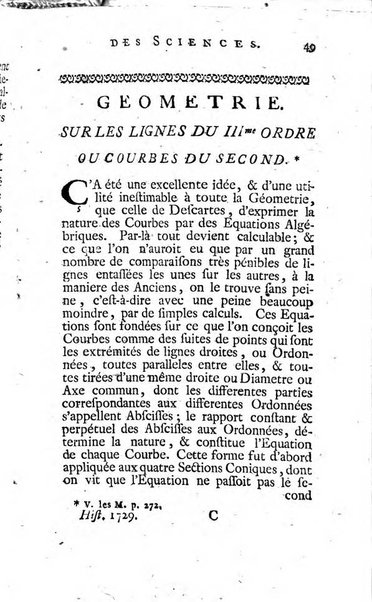 Histoire de l'Académie royale des sciences avec les Mémoires de mathematique & de physique, pour la même année, tires des registres de cette Académie.