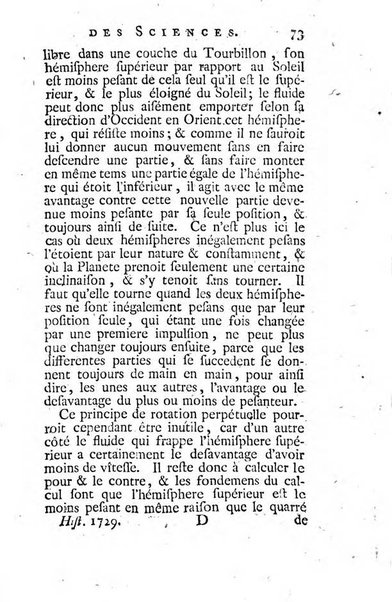 Histoire de l'Académie royale des sciences avec les Mémoires de mathematique & de physique, pour la même année, tires des registres de cette Académie.