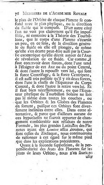 Histoire de l'Académie royale des sciences avec les Mémoires de mathematique & de physique, pour la même année, tires des registres de cette Académie.