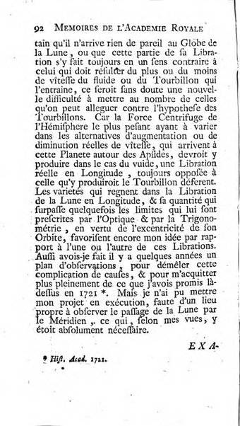 Histoire de l'Académie royale des sciences avec les Mémoires de mathematique & de physique, pour la même année, tires des registres de cette Académie.