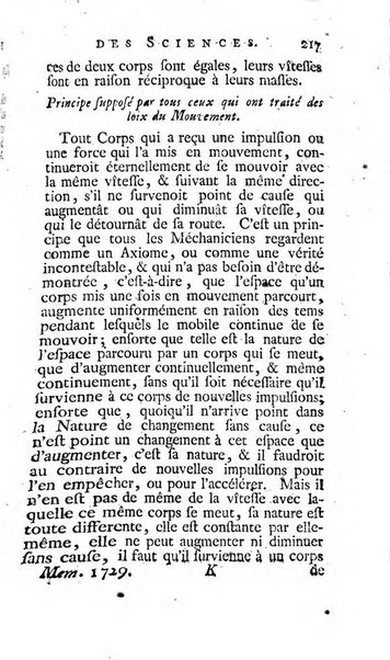 Histoire de l'Académie royale des sciences avec les Mémoires de mathematique & de physique, pour la même année, tires des registres de cette Académie.