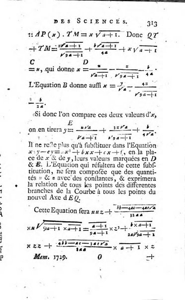 Histoire de l'Académie royale des sciences avec les Mémoires de mathematique & de physique, pour la même année, tires des registres de cette Académie.