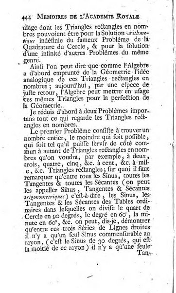 Histoire de l'Académie royale des sciences avec les Mémoires de mathematique & de physique, pour la même année, tires des registres de cette Académie.