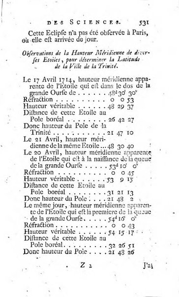 Histoire de l'Académie royale des sciences avec les Mémoires de mathematique & de physique, pour la même année, tires des registres de cette Académie.