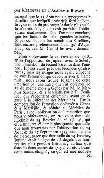 Histoire de l'Académie royale des sciences avec les Mémoires de mathematique & de physique, pour la même année, tires des registres de cette Académie.