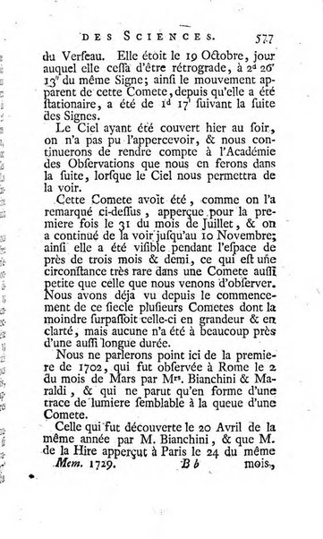 Histoire de l'Académie royale des sciences avec les Mémoires de mathematique & de physique, pour la même année, tires des registres de cette Académie.