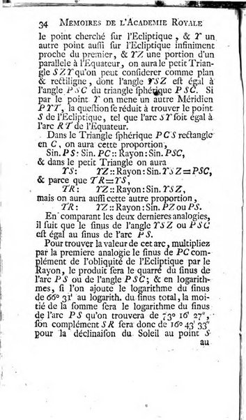 Histoire de l'Académie royale des sciences avec les Mémoires de mathematique & de physique, pour la même année, tires des registres de cette Académie.