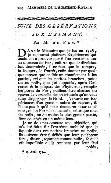 Histoire de l'Académie royale des sciences avec les Mémoires de mathematique & de physique, pour la même année, tires des registres de cette Académie.