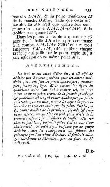 Histoire de l'Académie royale des sciences avec les Mémoires de mathematique & de physique, pour la même année, tires des registres de cette Académie.