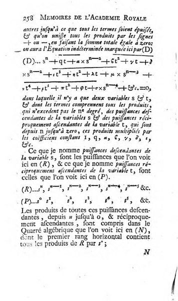 Histoire de l'Académie royale des sciences avec les Mémoires de mathematique & de physique, pour la même année, tires des registres de cette Académie.