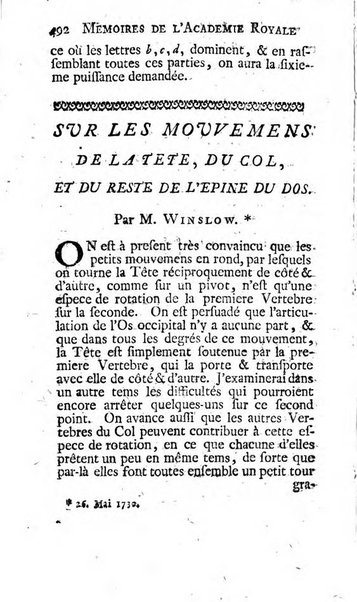 Histoire de l'Académie royale des sciences avec les Mémoires de mathematique & de physique, pour la même année, tires des registres de cette Académie.