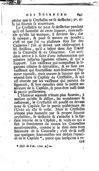 Histoire de l'Académie royale des sciences avec les Mémoires de mathematique & de physique, pour la même année, tires des registres de cette Académie.