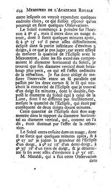 Histoire de l'Académie royale des sciences avec les Mémoires de mathematique & de physique, pour la même année, tires des registres de cette Académie.