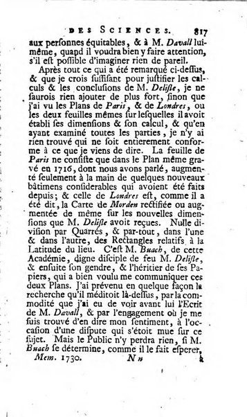 Histoire de l'Académie royale des sciences avec les Mémoires de mathematique & de physique, pour la même année, tires des registres de cette Académie.