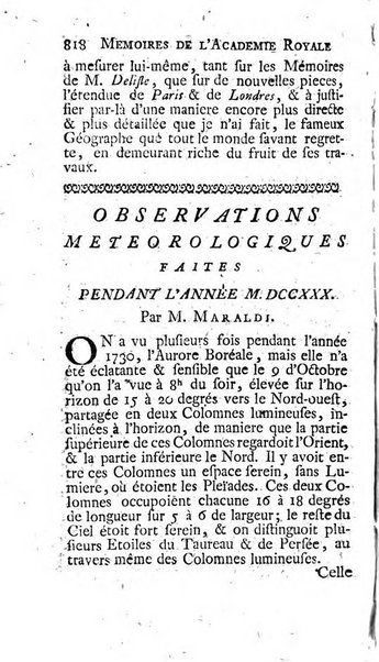 Histoire de l'Académie royale des sciences avec les Mémoires de mathematique & de physique, pour la même année, tires des registres de cette Académie.