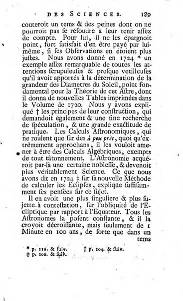 Histoire de l'Académie royale des sciences avec les Mémoires de mathematique & de physique, pour la même année, tires des registres de cette Académie.