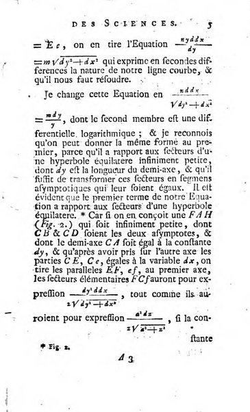 Histoire de l'Académie royale des sciences avec les Mémoires de mathematique & de physique, pour la même année, tires des registres de cette Académie.