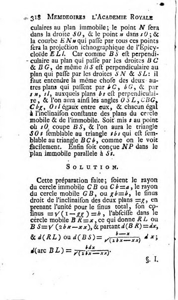 Histoire de l'Académie royale des sciences avec les Mémoires de mathematique & de physique, pour la même année, tires des registres de cette Académie.