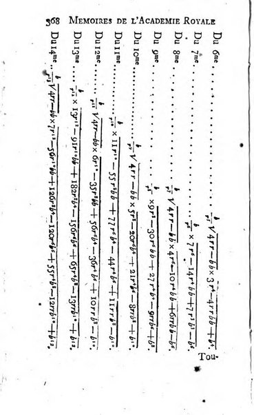 Histoire de l'Académie royale des sciences avec les Mémoires de mathematique & de physique, pour la même année, tires des registres de cette Académie.