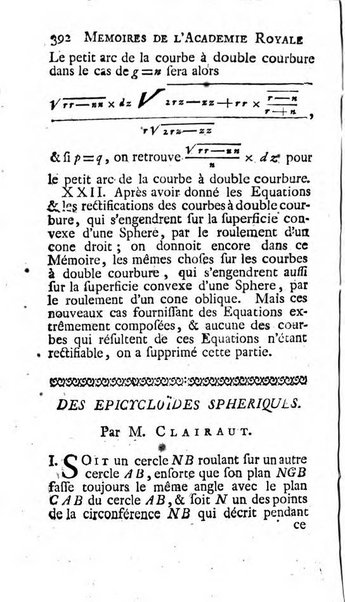 Histoire de l'Académie royale des sciences avec les Mémoires de mathematique & de physique, pour la même année, tires des registres de cette Académie.