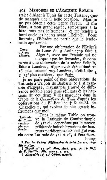 Histoire de l'Académie royale des sciences avec les Mémoires de mathematique & de physique, pour la même année, tires des registres de cette Académie.