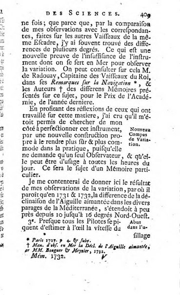 Histoire de l'Académie royale des sciences avec les Mémoires de mathematique & de physique, pour la même année, tires des registres de cette Académie.