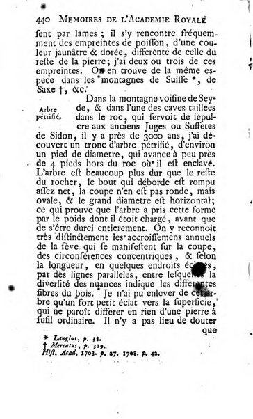 Histoire de l'Académie royale des sciences avec les Mémoires de mathematique & de physique, pour la même année, tires des registres de cette Académie.