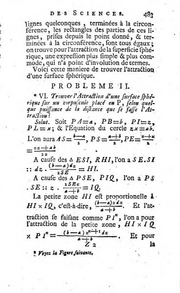 Histoire de l'Académie royale des sciences avec les Mémoires de mathematique & de physique, pour la même année, tires des registres de cette Académie.