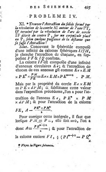 Histoire de l'Académie royale des sciences avec les Mémoires de mathematique & de physique, pour la même année, tires des registres de cette Académie.