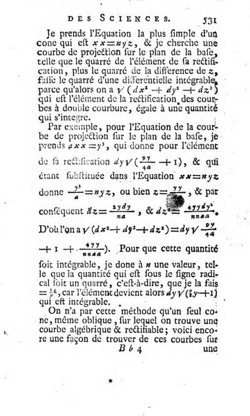 Histoire de l'Académie royale des sciences avec les Mémoires de mathematique & de physique, pour la même année, tires des registres de cette Académie.