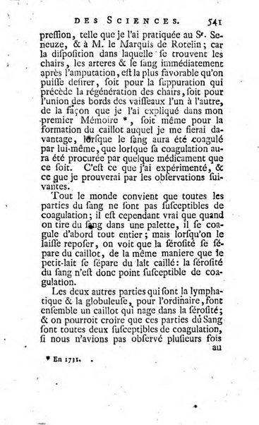 Histoire de l'Académie royale des sciences avec les Mémoires de mathematique & de physique, pour la même année, tires des registres de cette Académie.