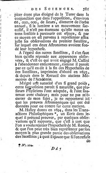 Histoire de l'Académie royale des sciences avec les Mémoires de mathematique & de physique, pour la même année, tires des registres de cette Académie.