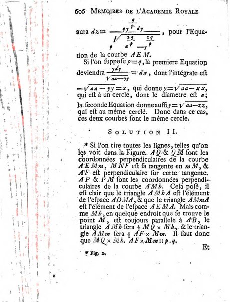 Histoire de l'Académie royale des sciences avec les Mémoires de mathematique & de physique, pour la même année, tires des registres de cette Académie.