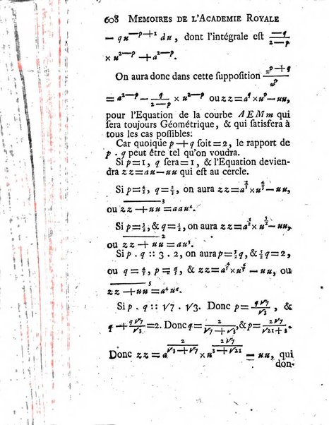 Histoire de l'Académie royale des sciences avec les Mémoires de mathematique & de physique, pour la même année, tires des registres de cette Académie.