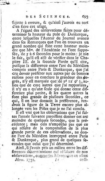 Histoire de l'Académie royale des sciences avec les Mémoires de mathematique & de physique, pour la même année, tires des registres de cette Académie.