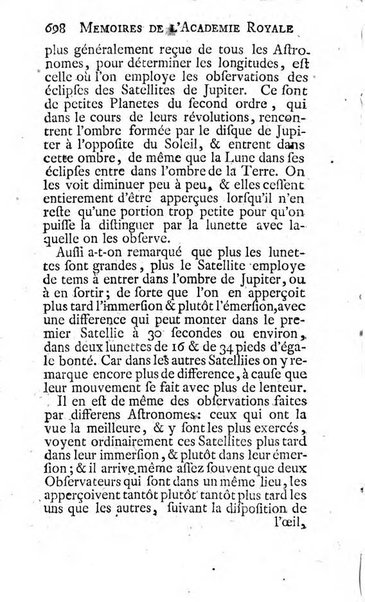 Histoire de l'Académie royale des sciences avec les Mémoires de mathematique & de physique, pour la même année, tires des registres de cette Académie.