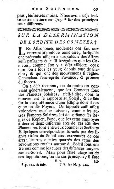 Histoire de l'Académie royale des sciences avec les Mémoires de mathematique & de physique, pour la même année, tires des registres de cette Académie.