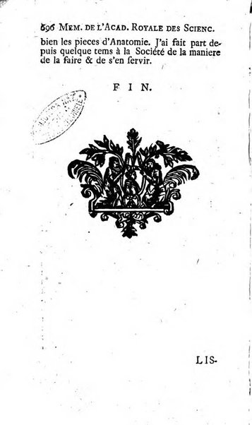 Histoire de l'Académie royale des sciences avec les Mémoires de mathematique & de physique, pour la même année, tires des registres de cette Académie.